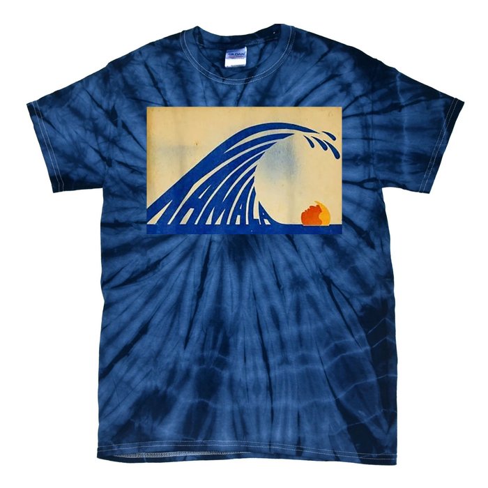 Blue Wave Kamala Funny Anti Trump Tie-Dye T-Shirt