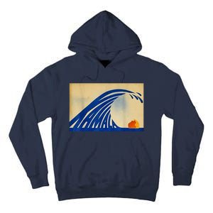 Blue Wave Kamala Funny Anti Trump Tall Hoodie