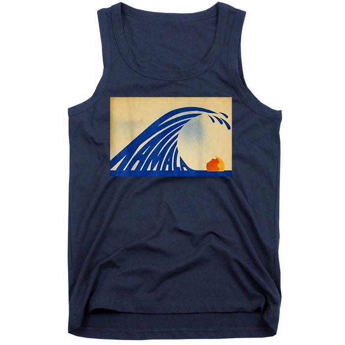 Blue Wave Kamala Funny Anti Trump Tank Top