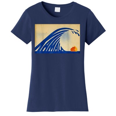 Blue Wave Kamala Funny Anti Trump Women's T-Shirt