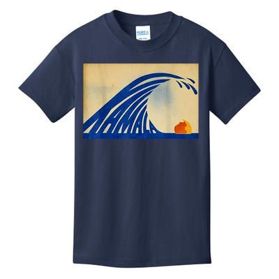 Blue Wave Kamala Funny Anti Trump Kids T-Shirt