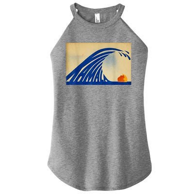 Blue Wave Kamala Funny Anti Trump Women's Perfect Tri Rocker Tank