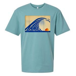 Blue Wave Kamala Funny Anti Trump Sueded Cloud Jersey T-Shirt