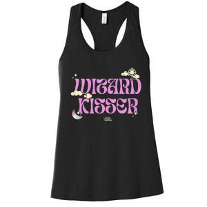 Babsdraws Wizard Kisser Women's Racerback Tank