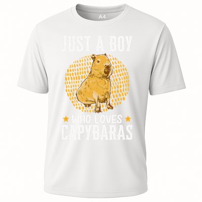 Boy who loves Capybaras South American Capybara  Performance Shirt