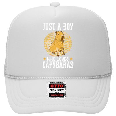 Boy who loves Capybaras South American Capybara  Trucker Hat