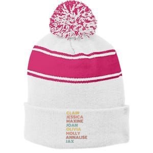 Black Women Lawyers. Phenomenal African American Lawyers Stripe Pom Pom Beanie