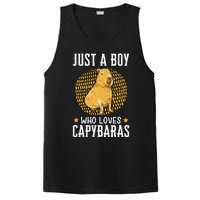 Boy who loves Capybaras South American Capybara  PosiCharge Competitor Tank