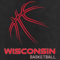 Basketball WI Love The Badger State Souvenir Wisconsin Hoops Hat