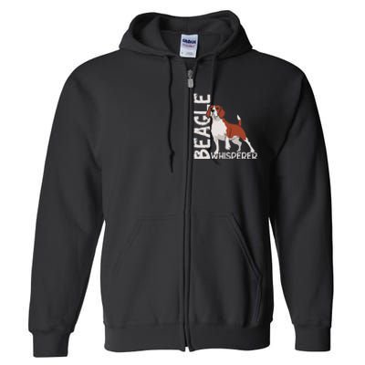 Beagle Whisperer Lover Dog Puppy Beagles Full Zip Hoodie