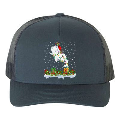 Beluga Whale Lover Xmas Lights Santa Beluga Whale Christmas Gift Yupoong Adult 5-Panel Trucker Hat