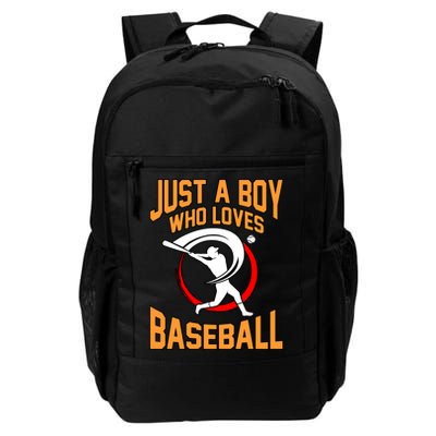 Boy Who Loves Baseball Sports Player Lover Coach Graphic Gift Backpack