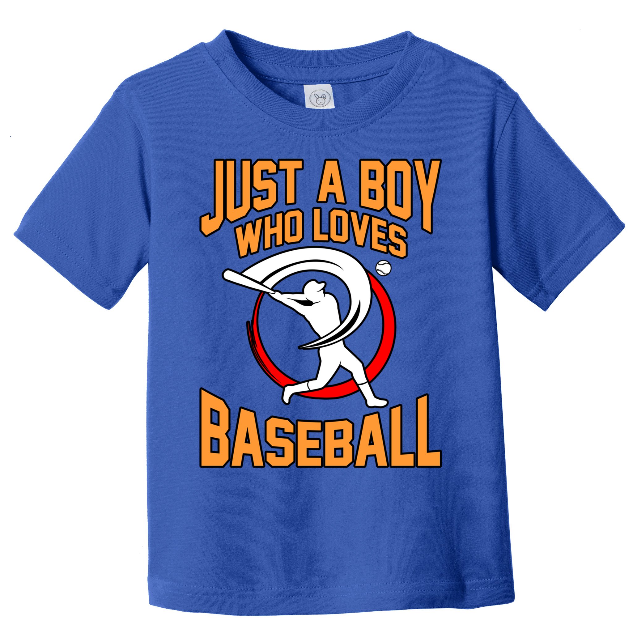 Boy Who Loves Baseball Sports Player Lover Coach Graphic Gift Toddler T-Shirt