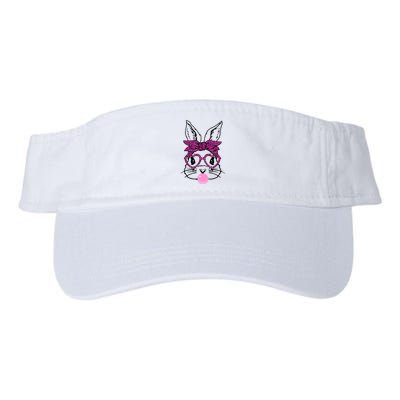 Bunny With Leopard Bandana Heart Glasses Bubblegum Easter Visor