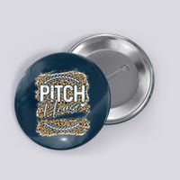 Baseball Womens Leopard Pattern Softball Baseball Button