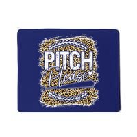 Baseball Womens Leopard Pattern Softball Baseball Mousepad