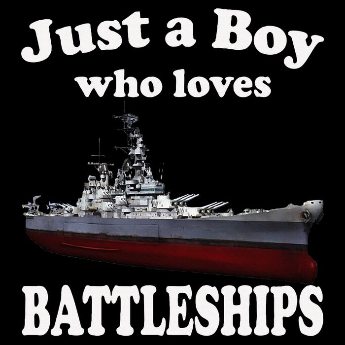 Boy Who Loves Battleship Uss New Jersey Bb62 Ww2 Warship Zip Tote Bag