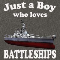 Boy Who Loves Battleship Uss New Jersey Bb62 Ww2 Warship Cotton Canvas Backpack