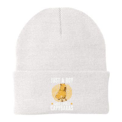 Boy who loves Capybaras South American Capybara  Beanie