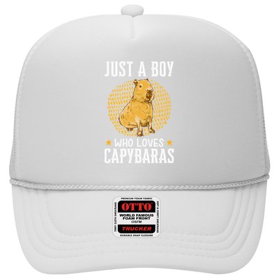 Boy who loves Capybaras South American Capybara  Trucker Hat