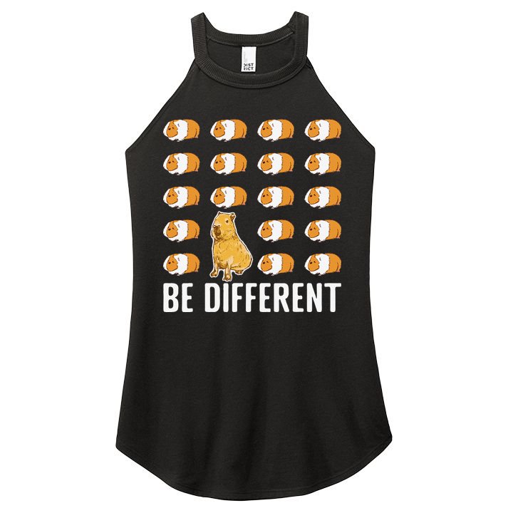 Boy who loves Capybaras South American Capybara  Women's Perfect Tri Rocker Tank