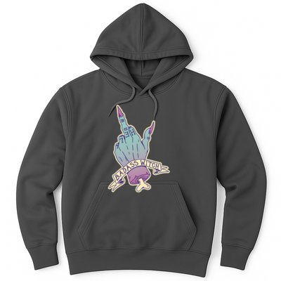 Badass Witch Middle Finger Hoodie