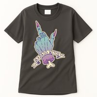 Badass Witch Middle Finger Tall T-Shirt