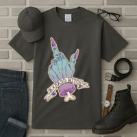 Badass Witch Middle Finger Tall T-Shirt