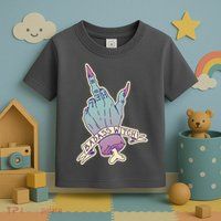 Badass Witch Middle Finger Toddler T-Shirt