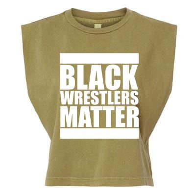 Black Wrestlers Matter Garment-Dyed Women's Muscle Tee