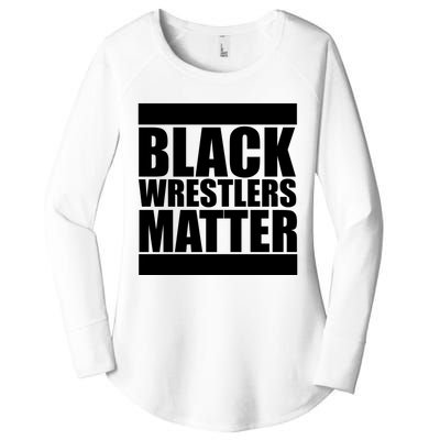 Black Wrestlers Matter Women's Perfect Tri Tunic Long Sleeve Shirt