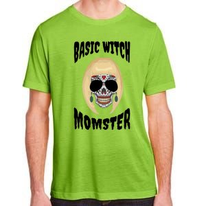 Basic Witch Momster Sugar Skull Blonde Mom Funny Mother Gift Adult ChromaSoft Performance T-Shirt