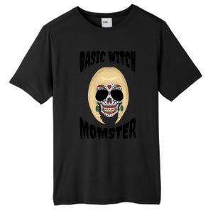 Basic Witch Momster Sugar Skull Blonde Mom Funny Mother Gift Tall Fusion ChromaSoft Performance T-Shirt