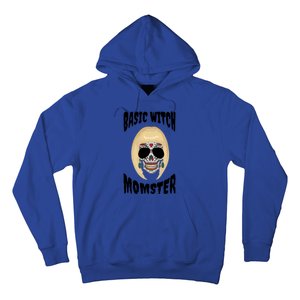 Basic Witch Momster Sugar Skull Blonde Mom Funny Mother Gift Hoodie