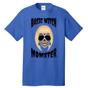 Basic Witch Momster Sugar Skull Blonde Mom Funny Mother Gift Tall T-Shirt