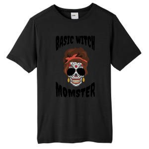 Basic Witch Momster Sugar Skull Brunette Mom Funny Mother Cool Gift Tall Fusion ChromaSoft Performance T-Shirt