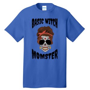 Basic Witch Momster Sugar Skull Brunette Mom Funny Mother Cool Gift Tall T-Shirt