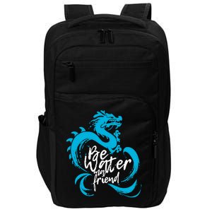 Be Water My Friend Water Dragon Impact Tech Backpack