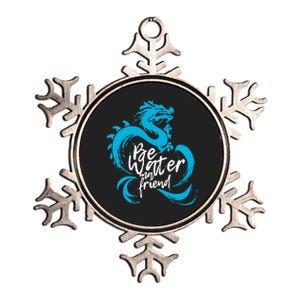 Be Water My Friend Water Dragon Metallic Star Ornament