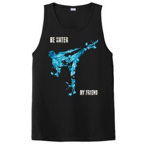 Be Water My Friend Ripple Quote PosiCharge Competitor Tank