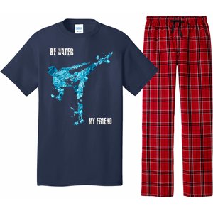 Be Water My Friend Ripple Quote Pajama Set