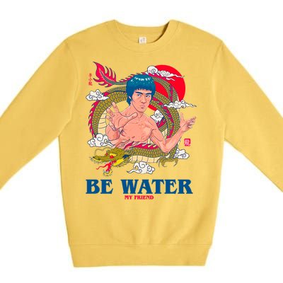 Be Water My Friend Premium Crewneck Sweatshirt