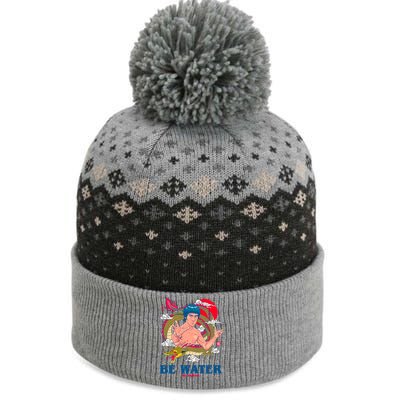 Be Water My Friend The Baniff Cuffed Pom Beanie