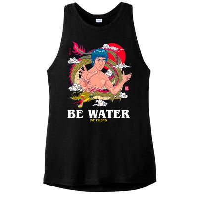 Be Water My Friend Ladies PosiCharge Tri-Blend Wicking Tank