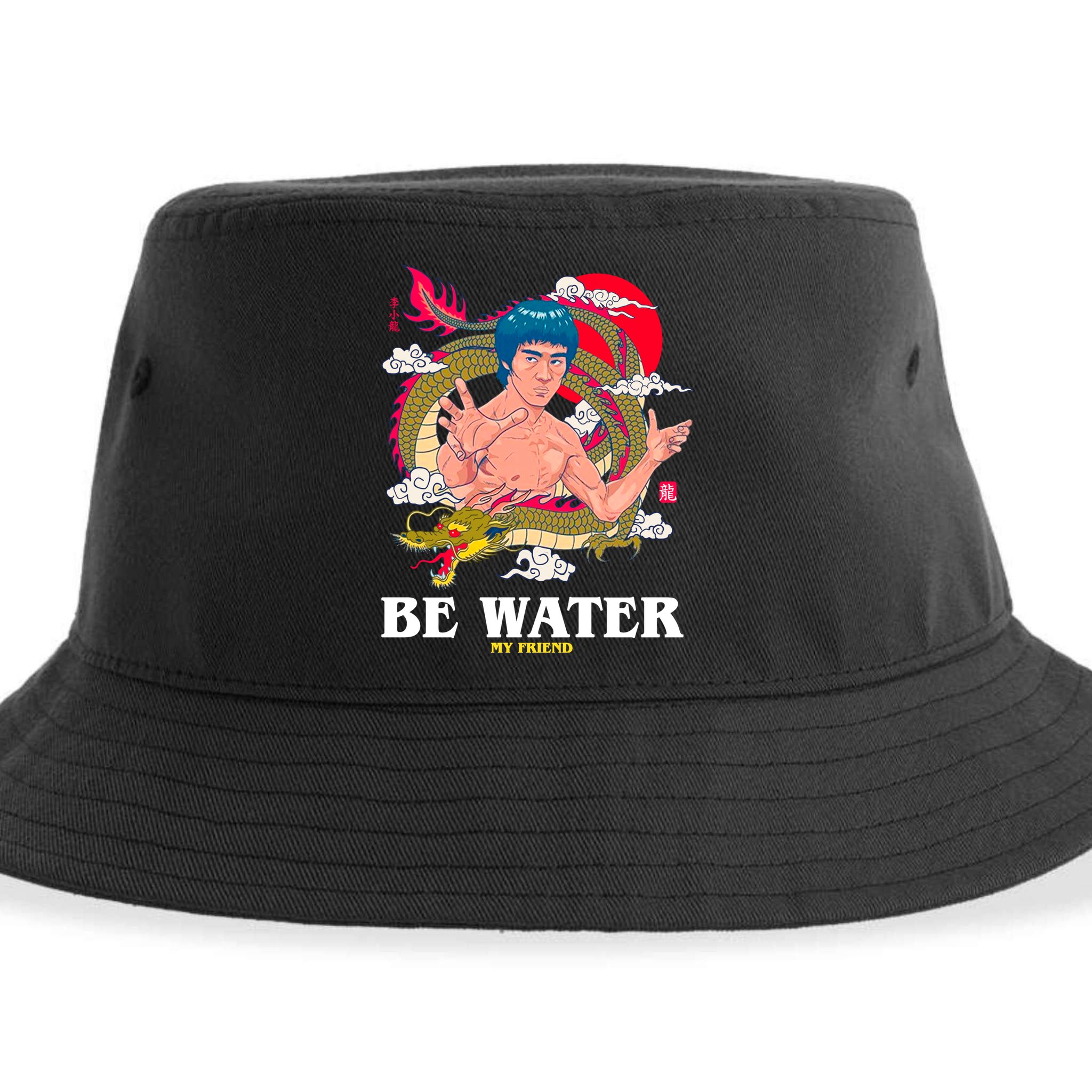 Be Water My Friend Sustainable Bucket Hat