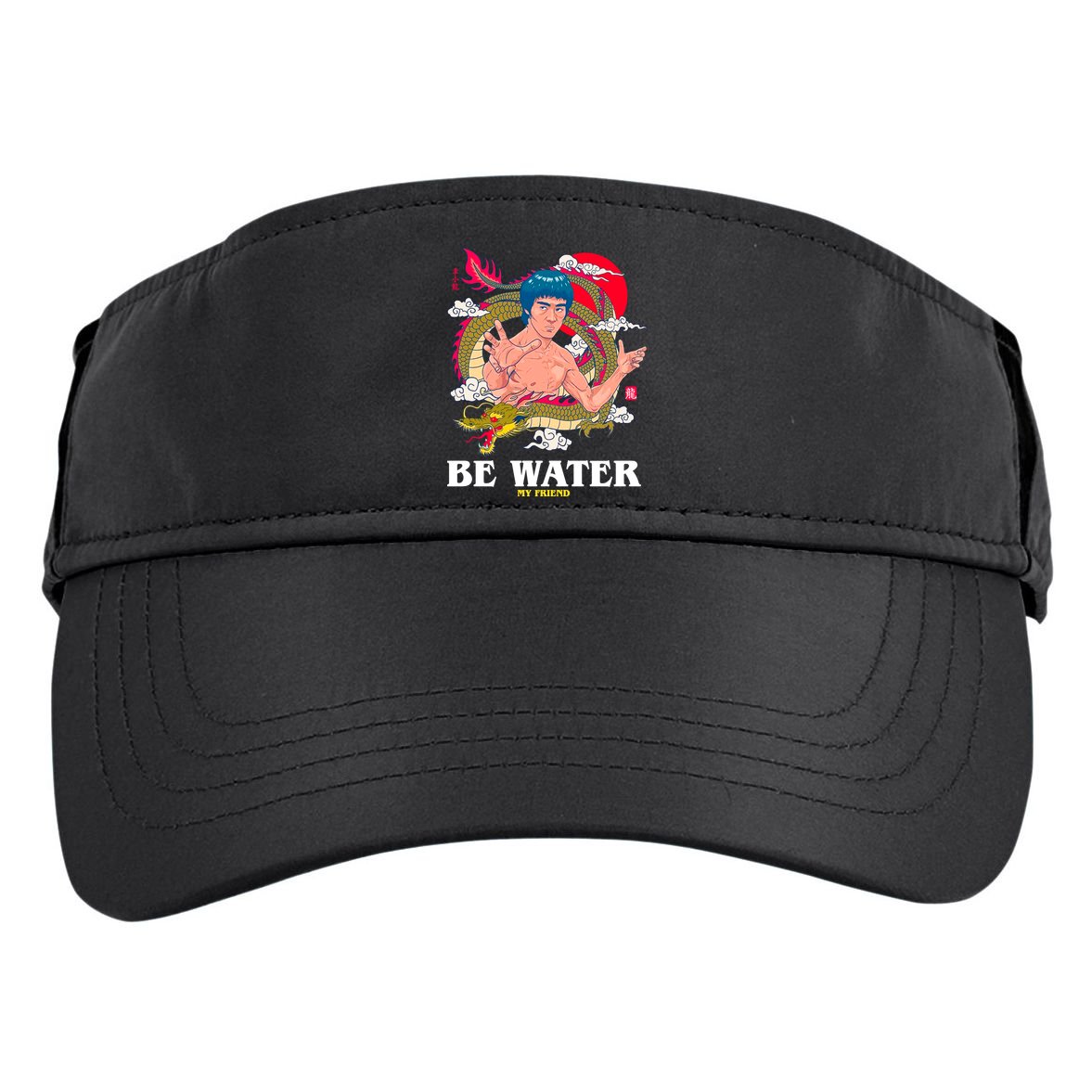 Be Water My Friend Adult Drive Performance Visor