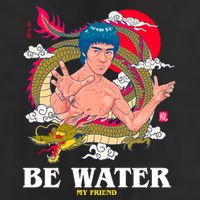 Be Water My Friend Adult Drive Performance Visor
