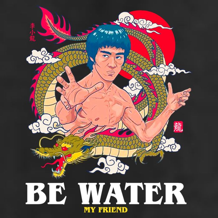 Be Water My Friend Adult Drive Performance Visor