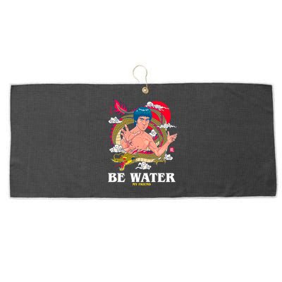 Be Water My Friend Large Microfiber Waffle Golf Towel