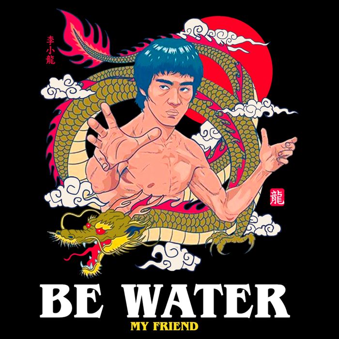 Be Water My Friend Baby Bodysuit